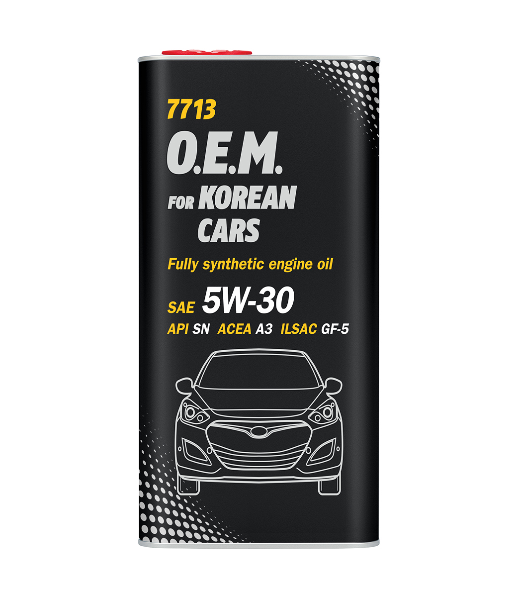 O.E.M. for Korean cars 5W-30