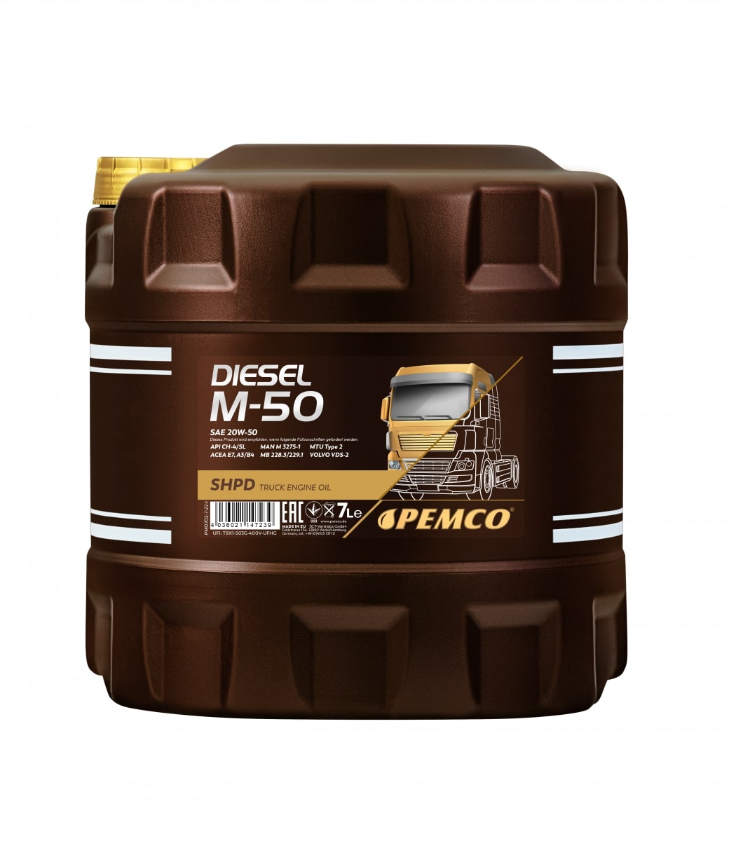 PEMCO DIESEL M-50 SHPD 20W-50