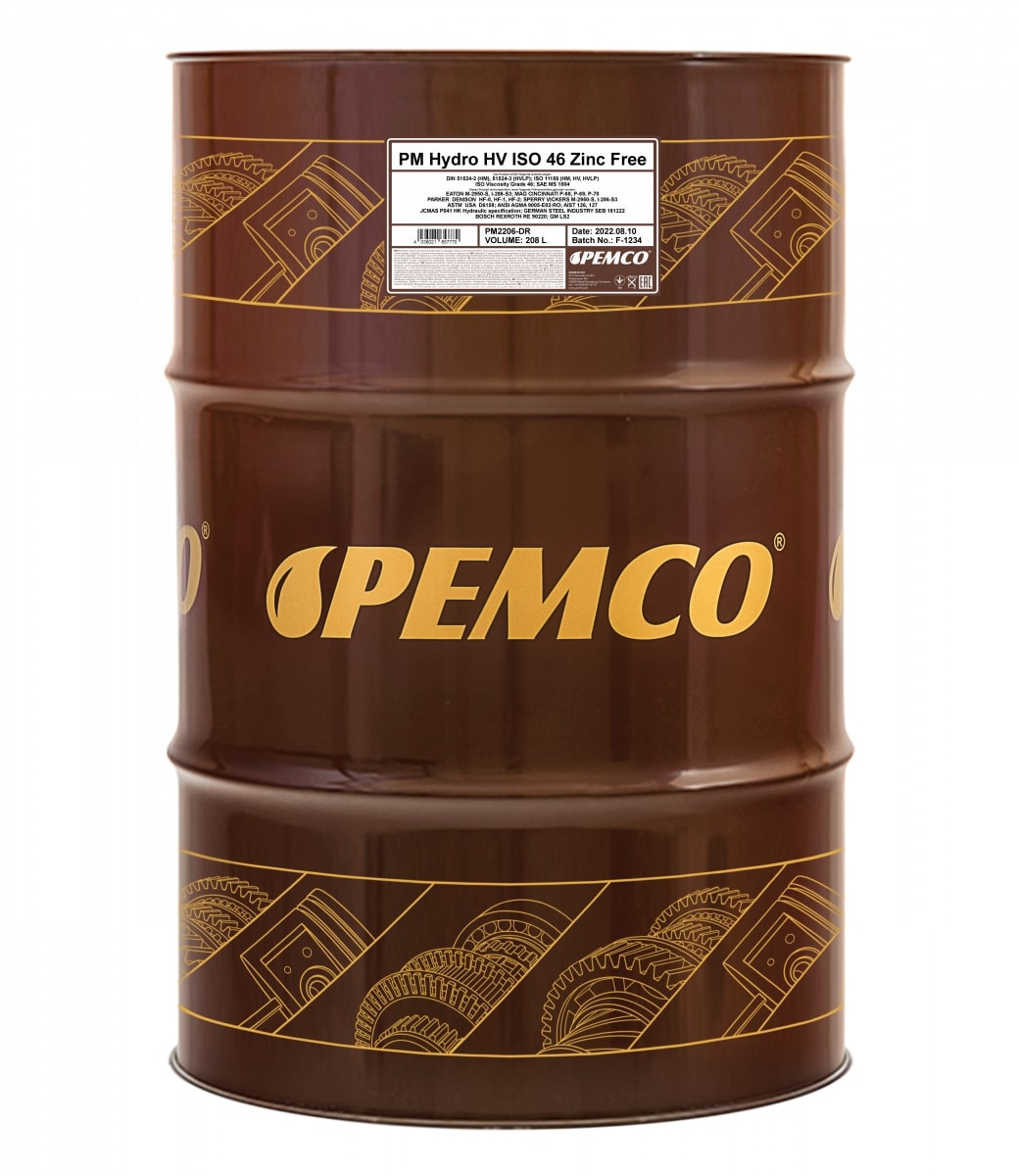 PEMCO Hydro HV ISO 46 Zinc Free
