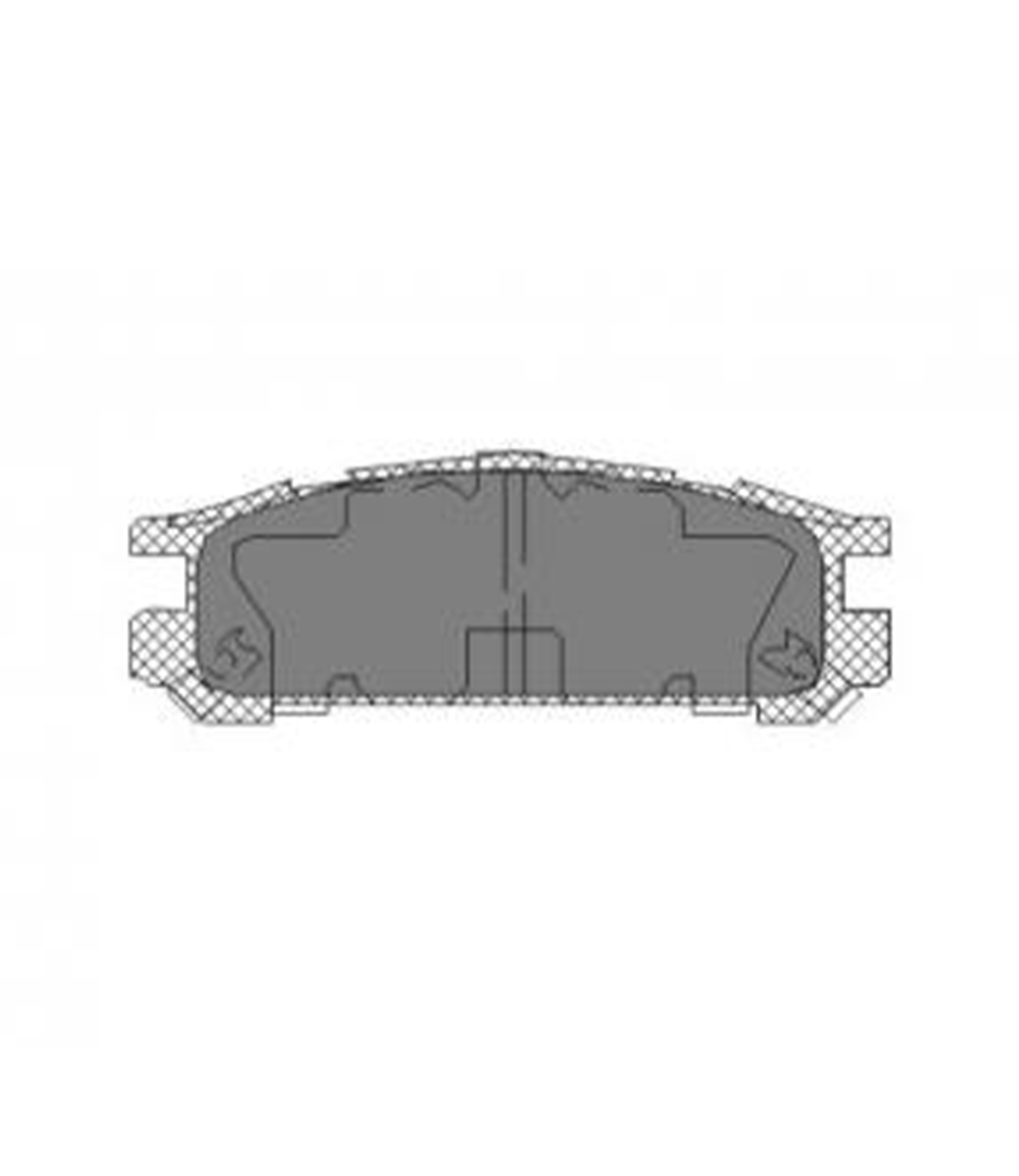 Brake Pad Set, disc brake SP 211 PR