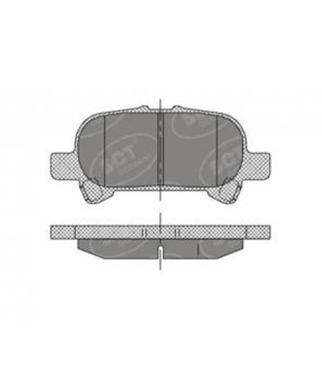 Brake Pad Set, disc brake SP 401 PR