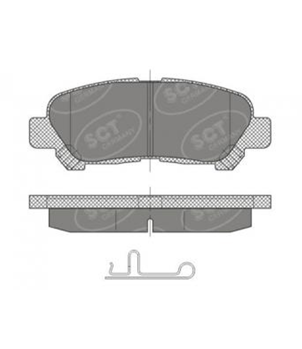 Brake Pad Set, disc brake SP 481 PR