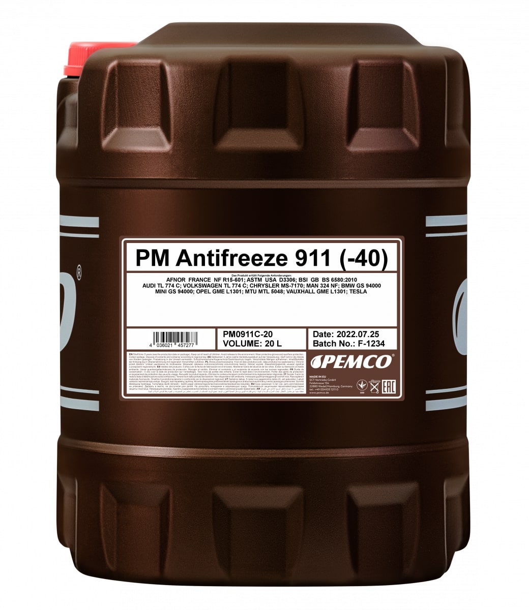 PEMCO Antifreeze 911 (Concentrate)